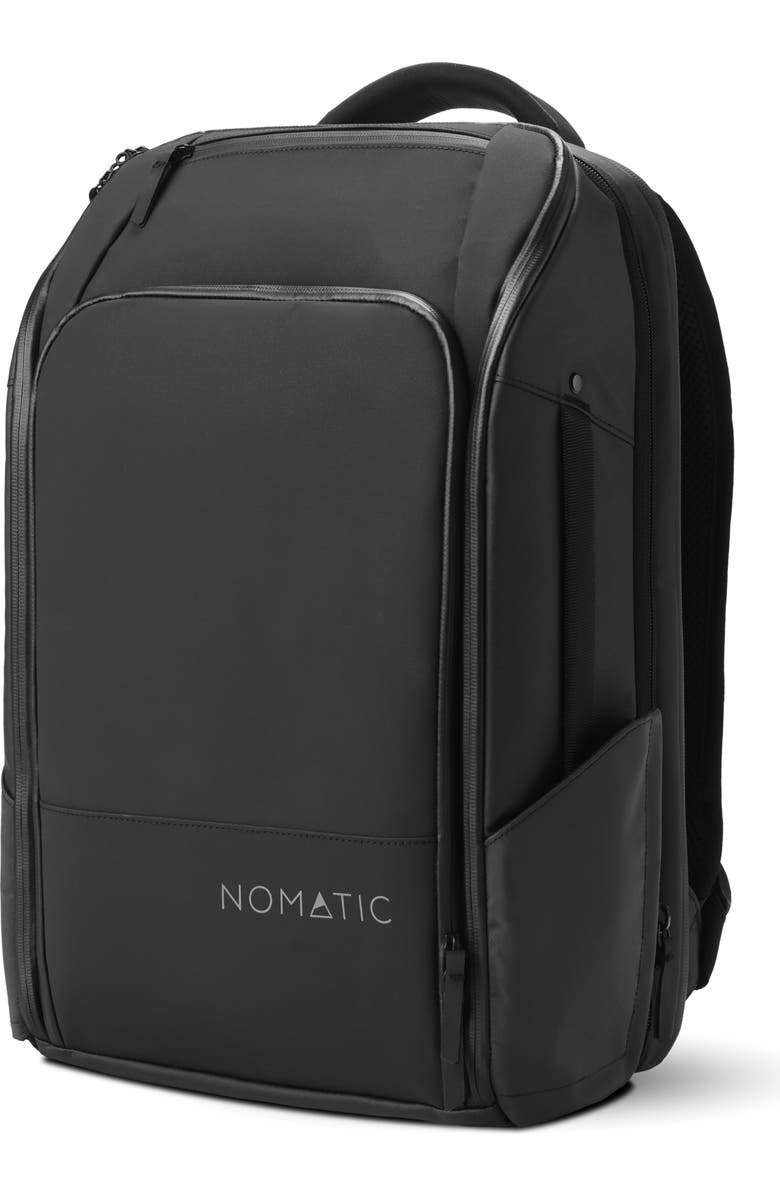 NOMATIC Water Resistant Minimalist Expandable Travel Backpack, Main, color, Black - 20L