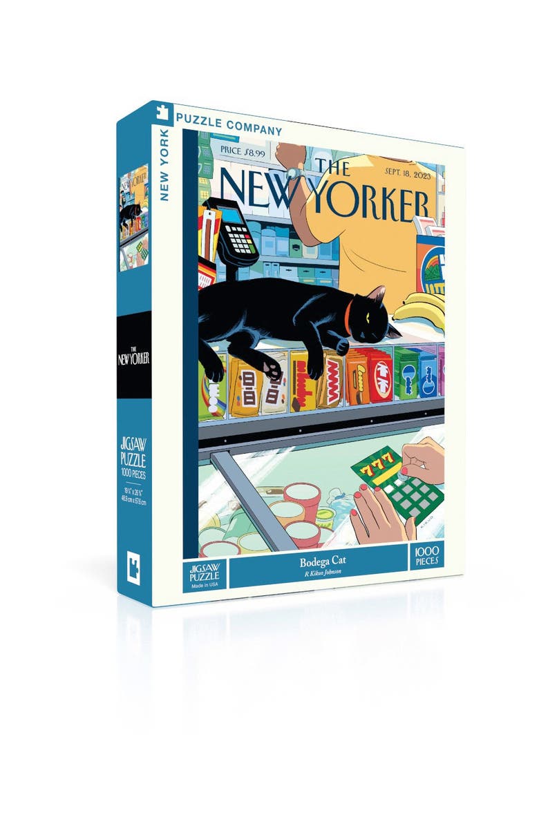 NEW YORK PUZZLE COMPANY Bodega Cat 1000 Piece Puzzle, Alternate, color, NO COLOR