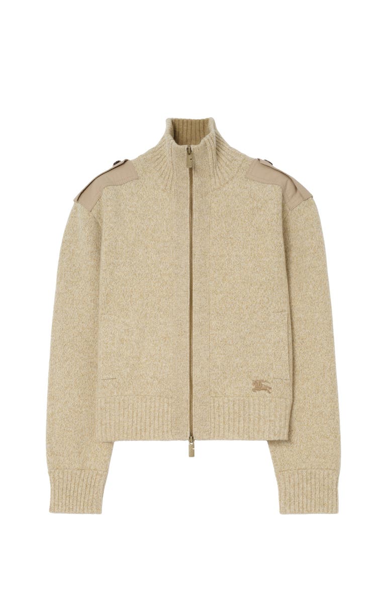 Burberry Wool Cashmere Jacket, Main, color, Hamper Beige