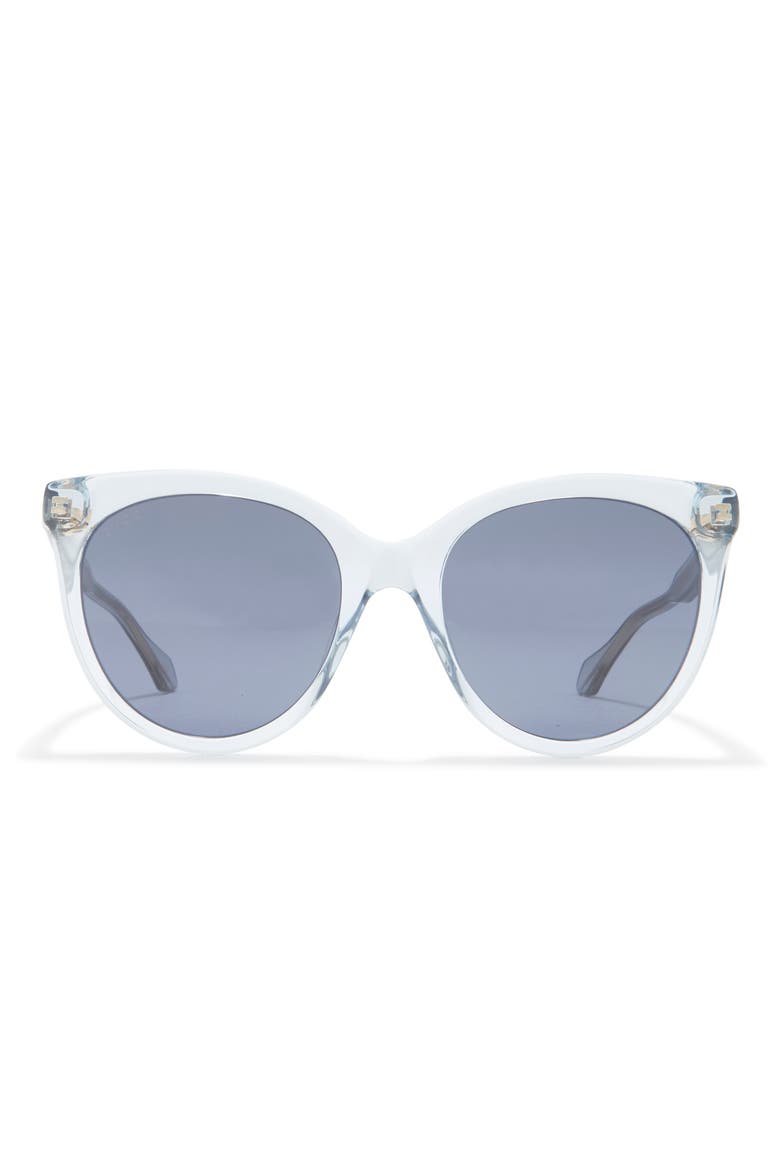 54mm Cat Eye Sunglasses, Main, color, LIGHT BLUE