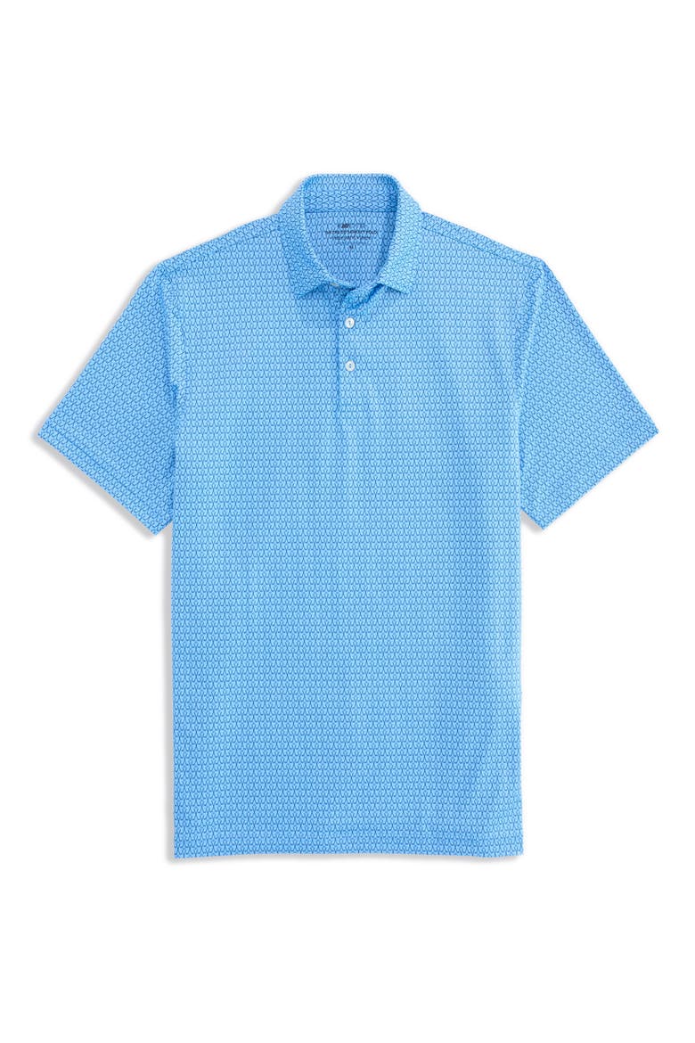 Golf Print Sankaty Performance Polo, Main, color, GOLF CLUBS AND WHALE