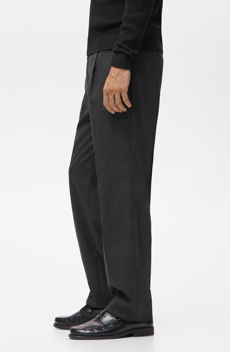 MANGO Relaxed Fit Pleated Pants, Alternate, color, 