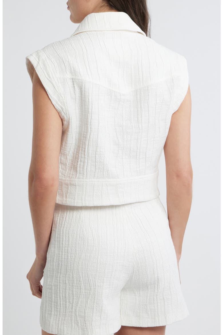 Sleeveless Vest, Alternate, color, WHITE
