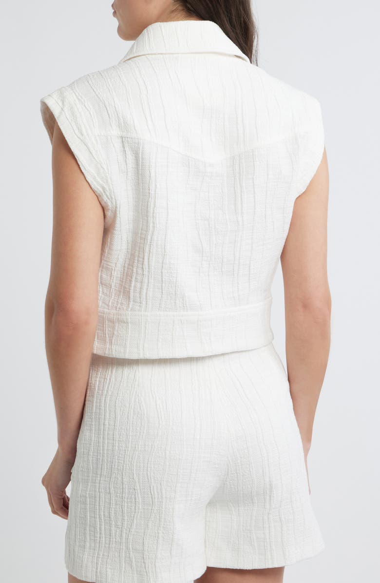 BOSS Orange Sleeveless Vest, Alternate, color, White