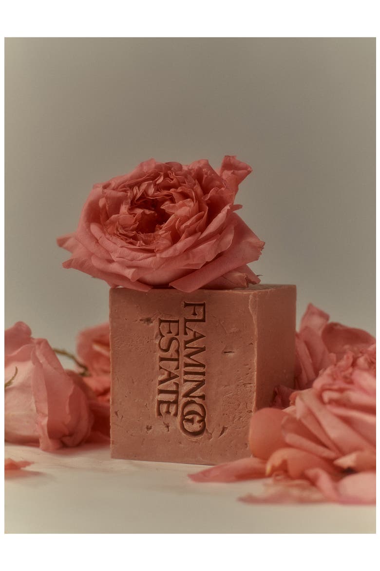 Night Blooming Jasmine & Damask Rose Soap Brick, Alternate, color, PINK