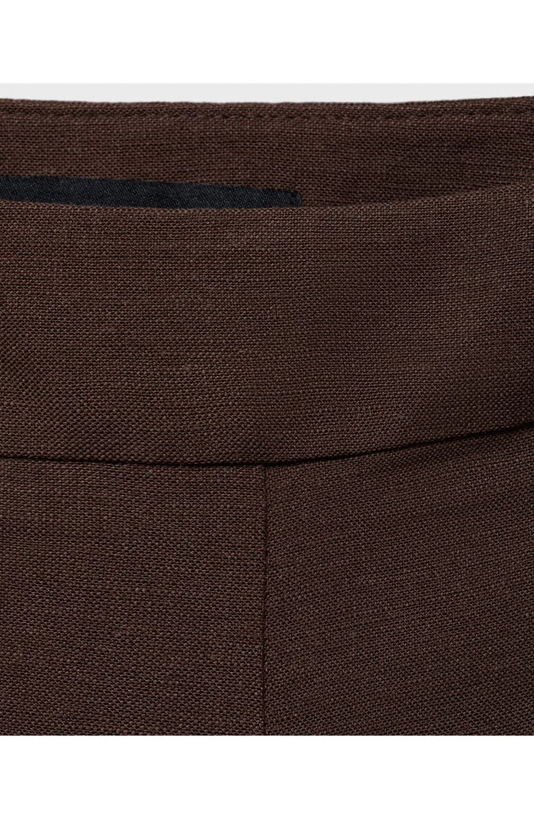 MANGO Bermuda Shorts, Alternate, color, Chocolate