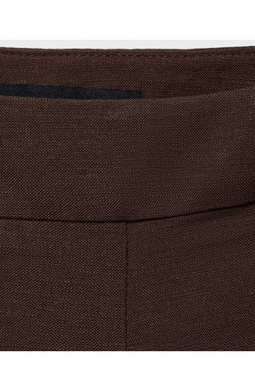 Mango Bermuda Shorts In Brown
