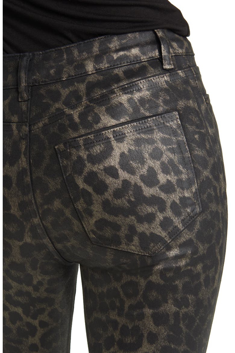 Miller Celia Tapered Leg Organic Cotton Jeans, Alternate, color, CONKER BROWN