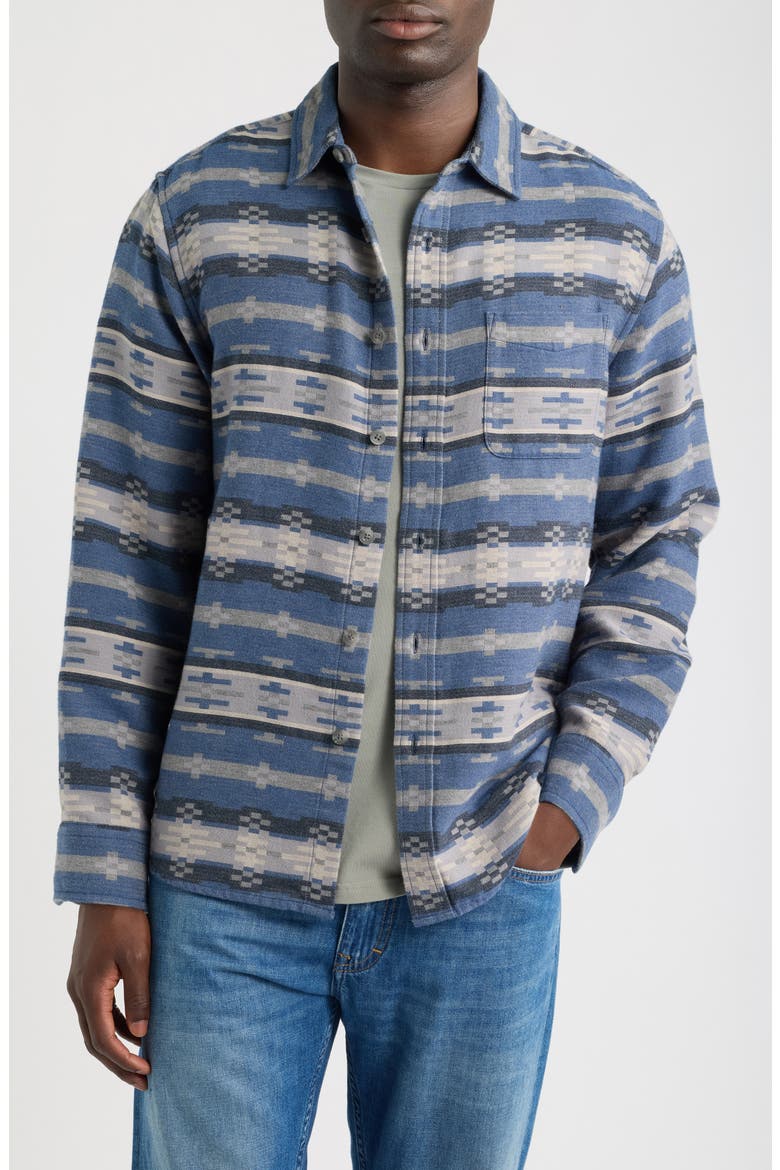 Marshall Chamois Shirt, Main, color, PAINTED HILLS BLUE
