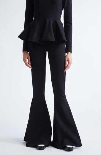 Knit Flare Leg Pants