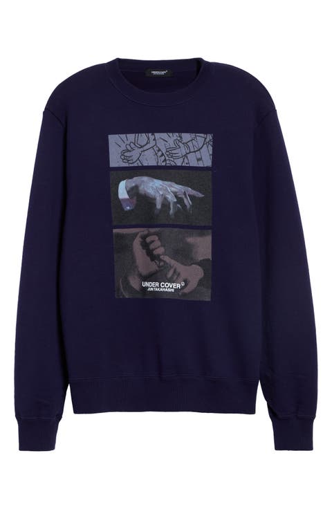 Graphic Cotton Fleece Sweatshirt