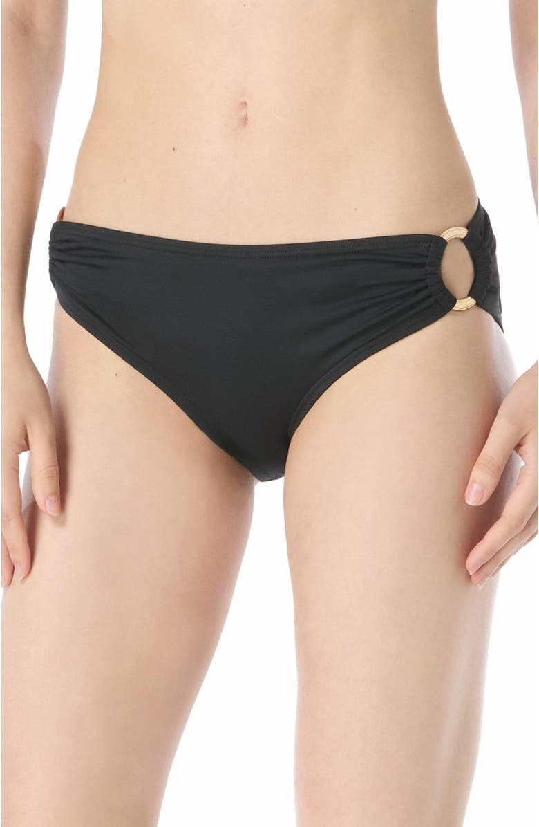 Carmen Marc Valvo Side Ring Bikini Bottom, Main, color, 