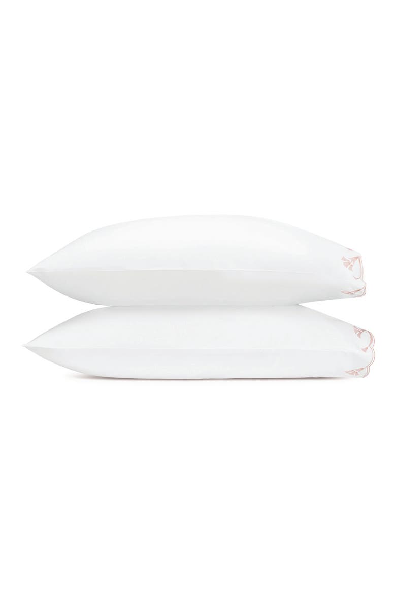 Marcella Set of 2 600 Thread Count Egyptian Cotton Pillowcases, Main, color, PINK
