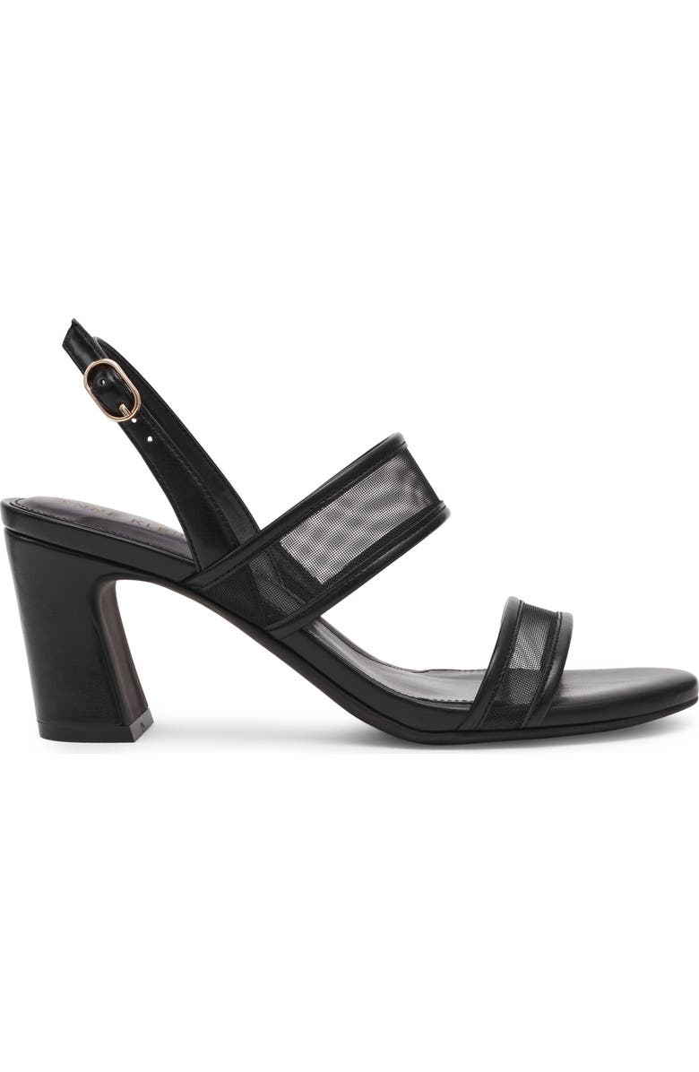 Anne Klein Rhonda Slingback Sandal, Alternate, color, Black Mesh