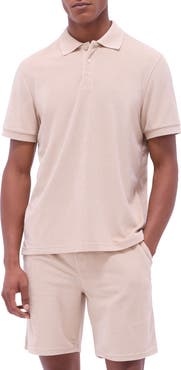 Bugatchi Cotton Blend French Terry Polo