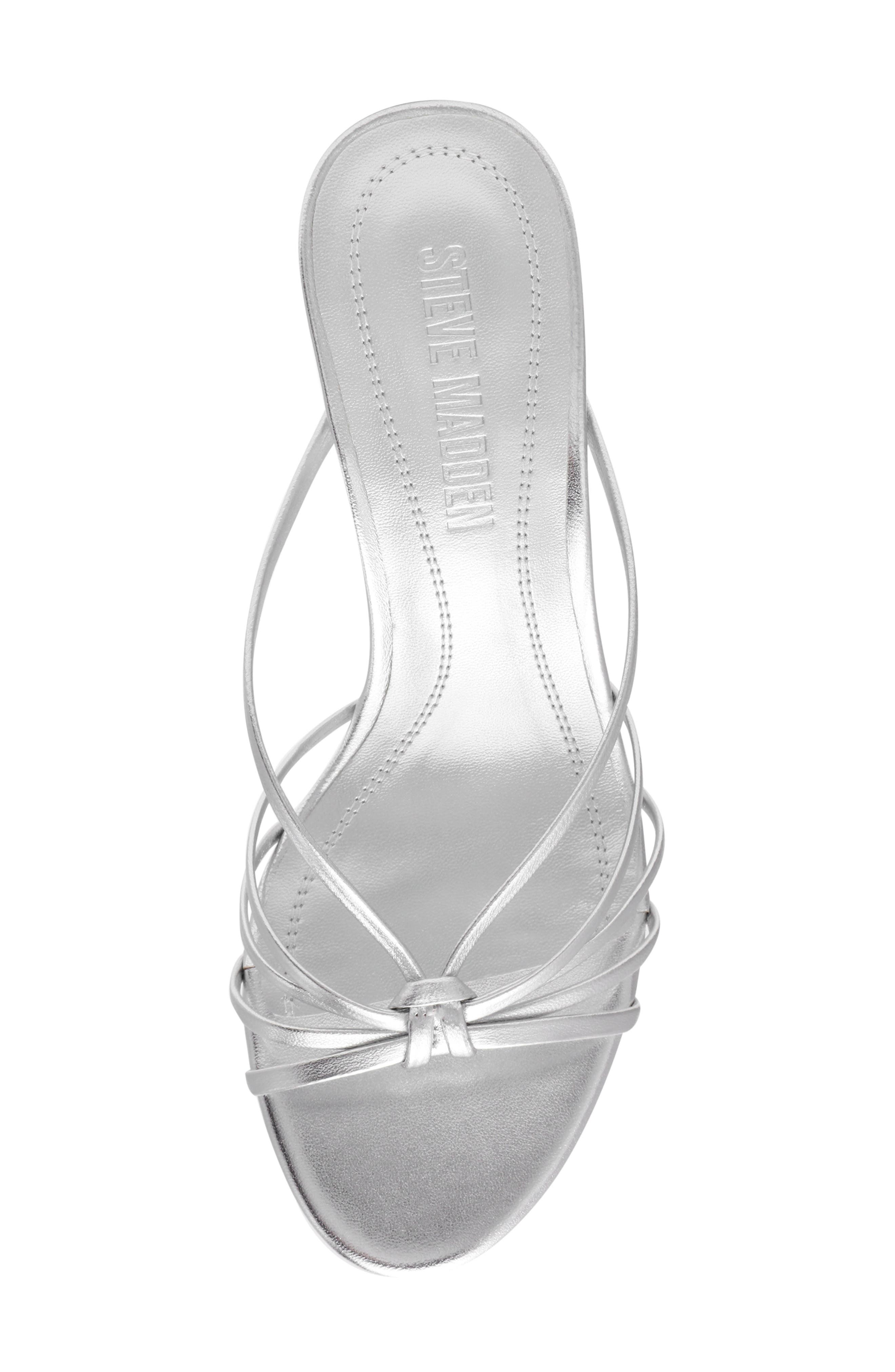 Steve Madden Edna Slide Sandal, Alternate, color, Silver