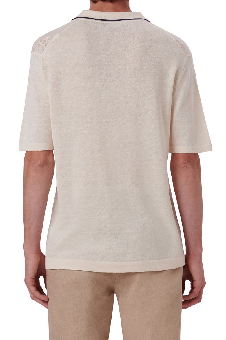 Johnny Collar Sweater, Alternate, color, ALMOND