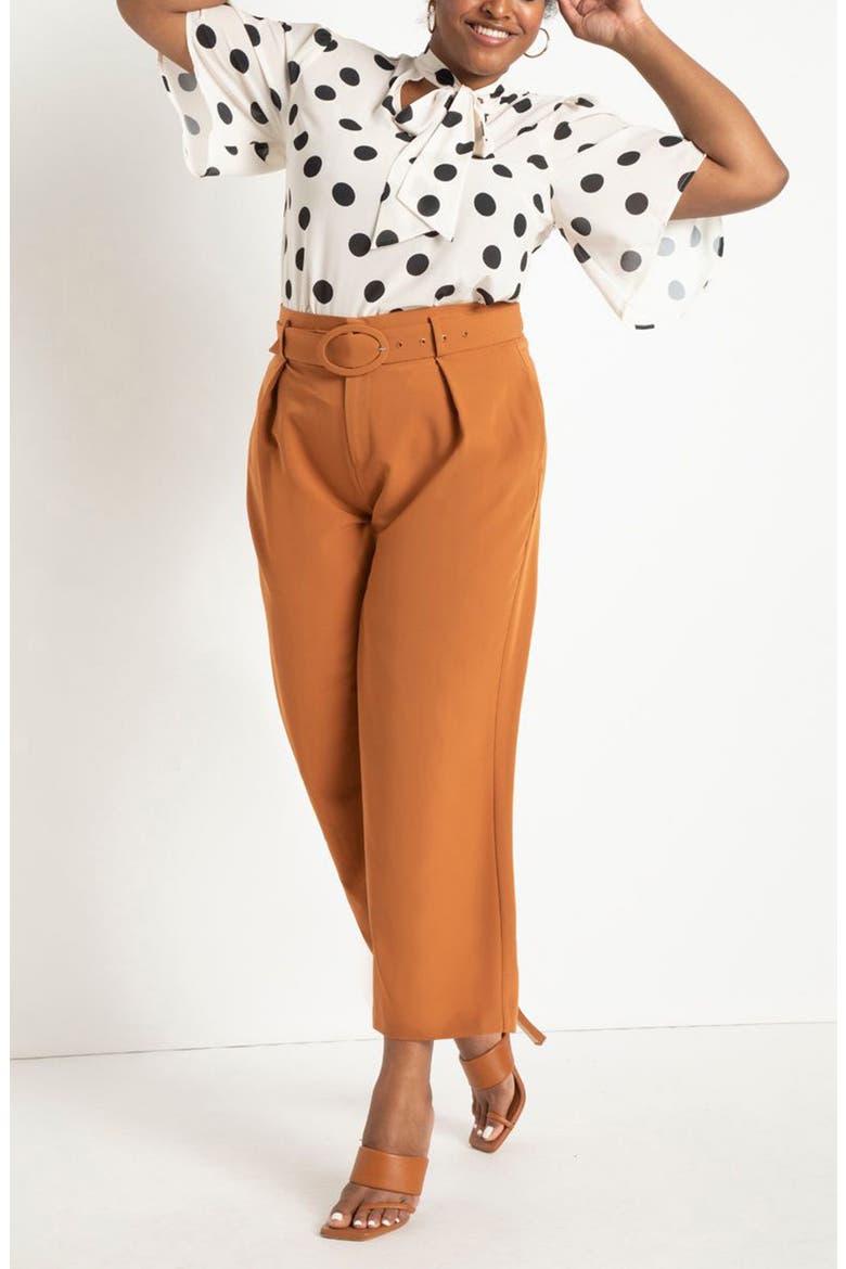 Bow Blouse With Flutter Sleeve, Alternate, color, DOT BONE