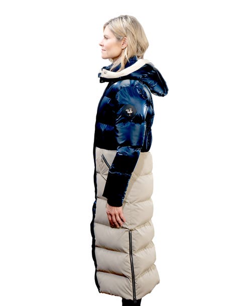 Woodpecker Bird Of Paradise Quilted Coat In Black