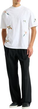 Balmain Embroidered Balmain Insect T-shirt