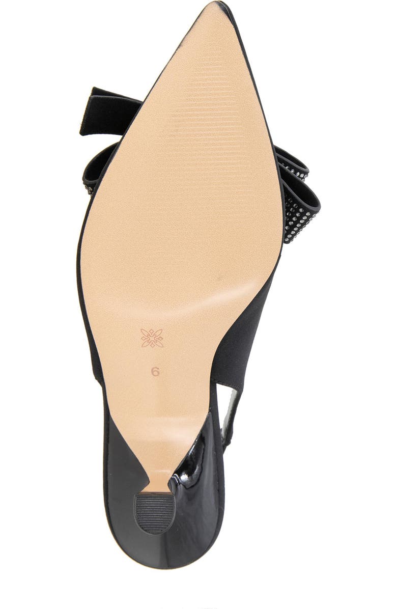 BCBGeneration Kasti Slingback Pointed Toe Kitten Heel Pump, Alternate, color, Black