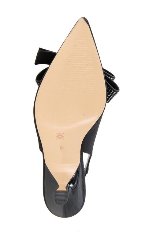 Bcbgeneration Kasti Slingback Pointed Toe Kitten Heel Pump In Black