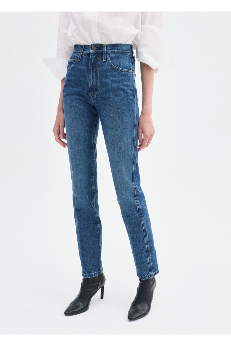 High Rise Jean in Denim, Main, color, Indigo