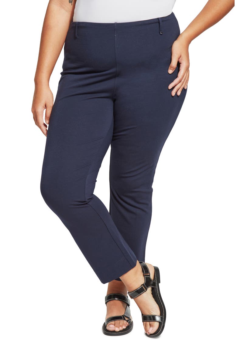 Baby Bootcut Ankle Pants, Main, color, TRUE NAVY