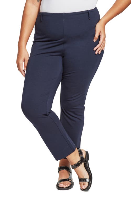 Lyssé Baby Bootcut Ankle Pants In True Navy