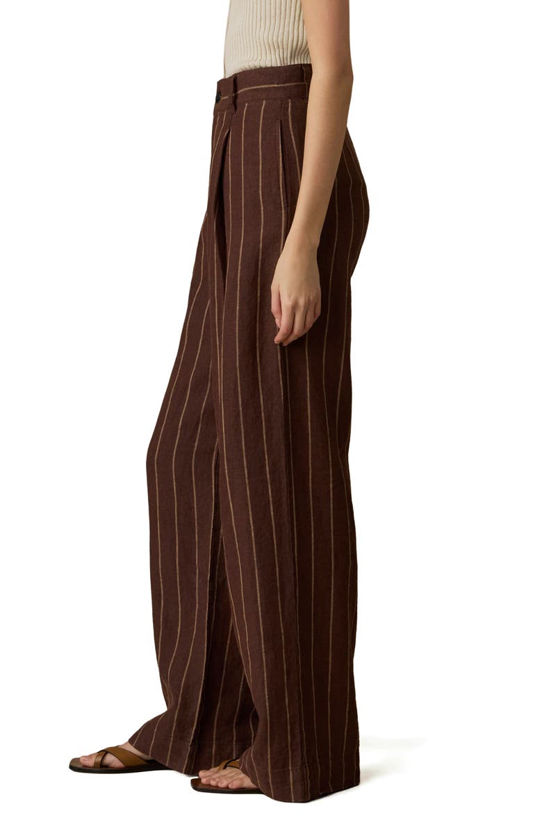 Sun Strider Stripe Wide Leg Linen Pants, Alternate, color, HARBOR LINE STRIPE