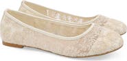 Kailee P Baba Crochet Lace Ballet Flats