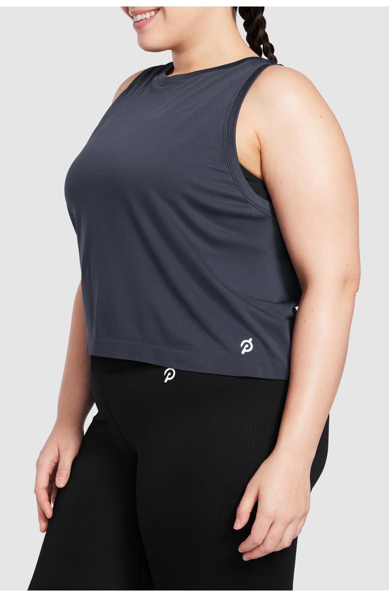 Peloton Seamless Tank, Alternate, color, Ink