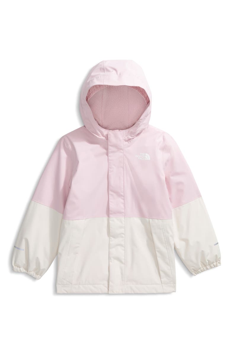 The North Face Kids' Warm Antora Rain Jacket, Main, color, Pale Blossom/ White Dune