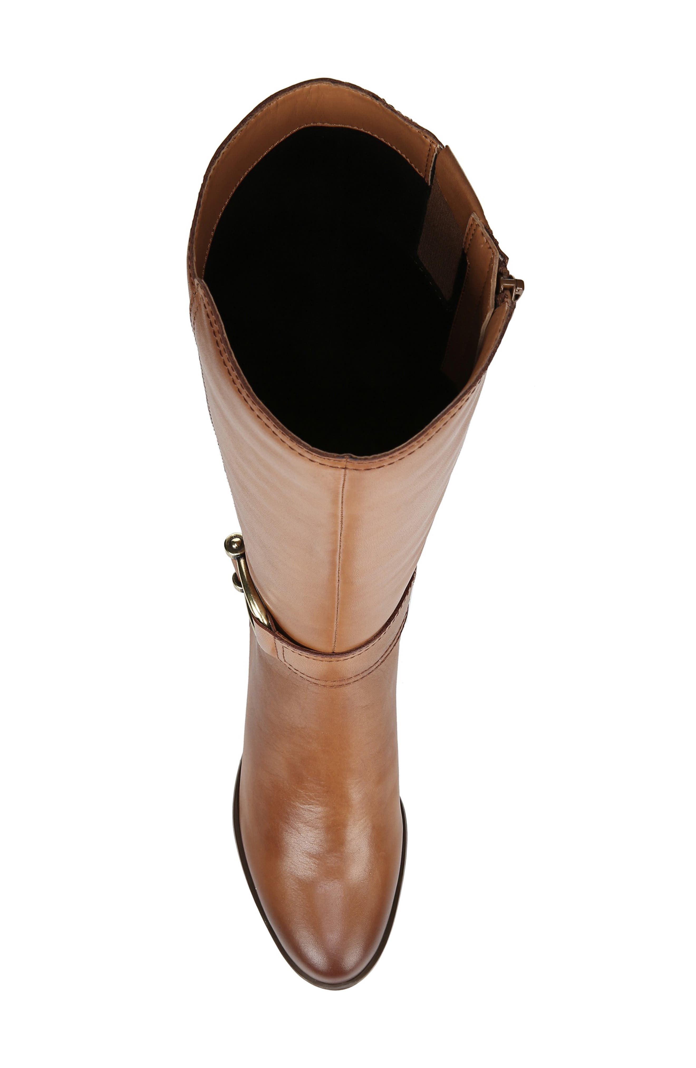 Daelynn Tall Boot, Alternate, color, LIGHT MAPLE LEATHER