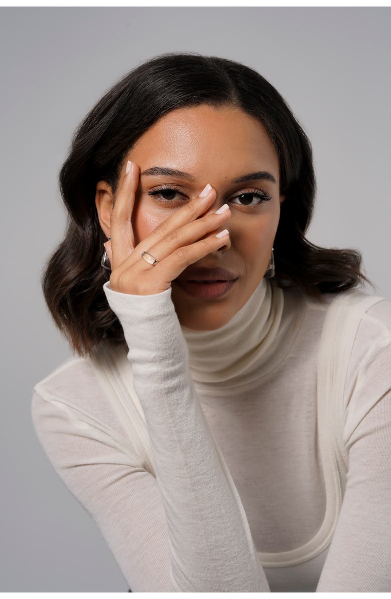 Zynnia Collective Split Ring, Alternate, color, Silver