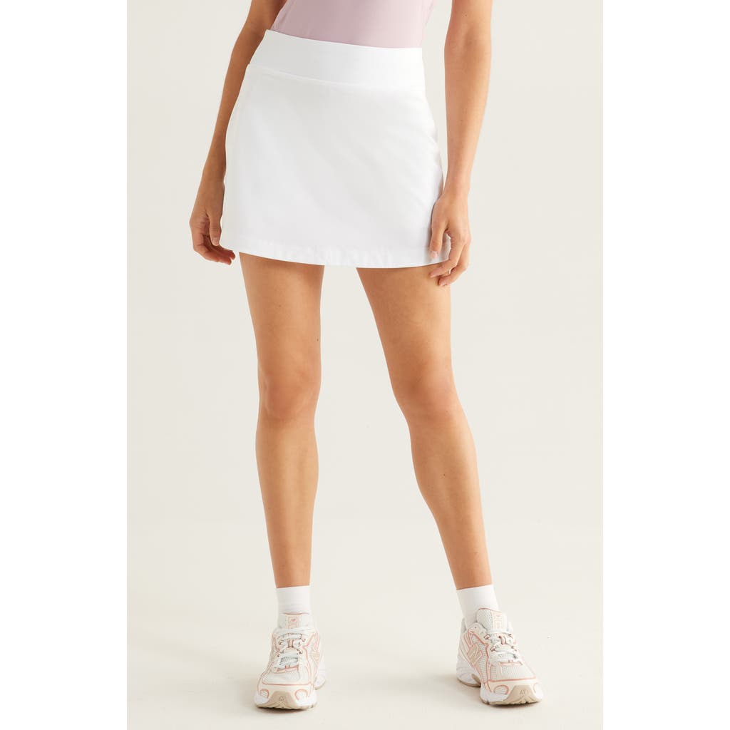 Zella Full Swing Miniskirt In White
