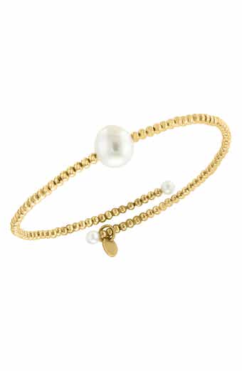 EFFY 14K Yellow Gold Freshwater Pearl Bracelet