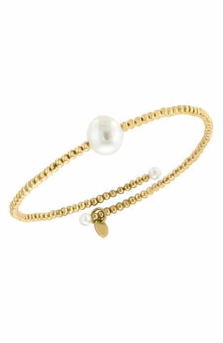 EFFY 14K Yellow Gold Freshwater Pearl Bracelet