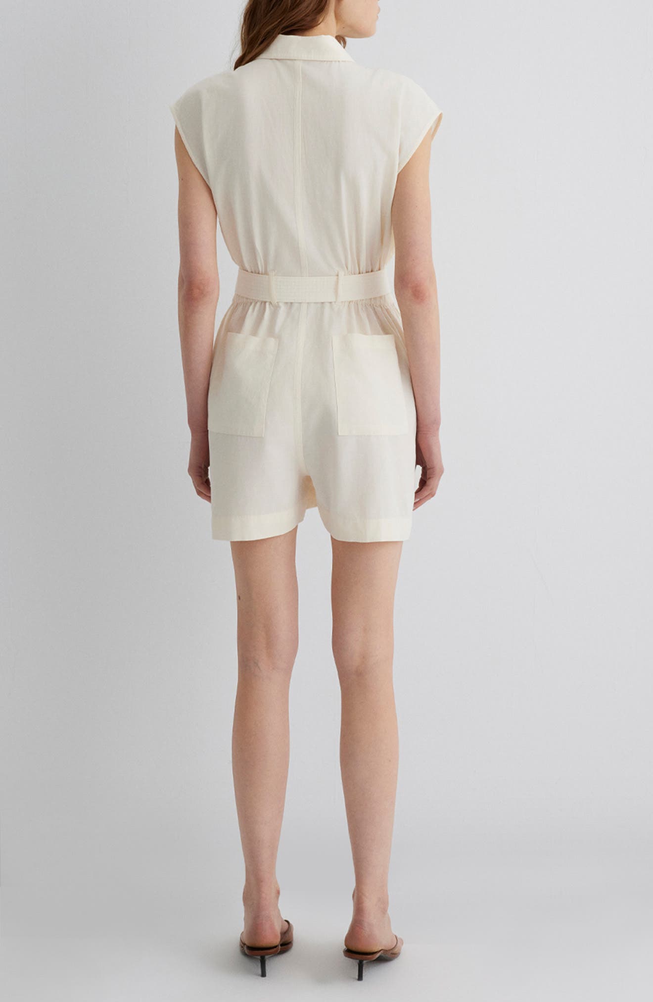 Short Belted Zip Jumpsuit - image 2