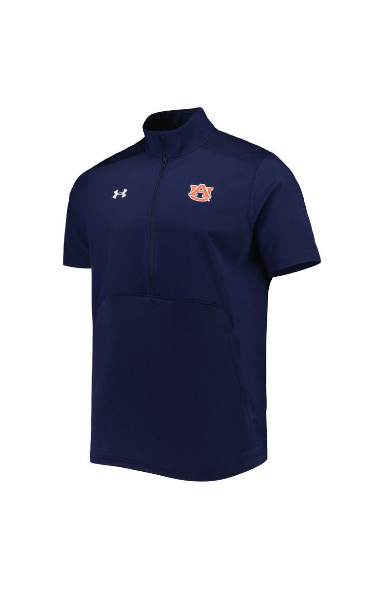 Under Armour Men's Under Armour Navy Auburn Tigers Motivate 2.0 Half-Zip Jacket, Alternate, color, Navy