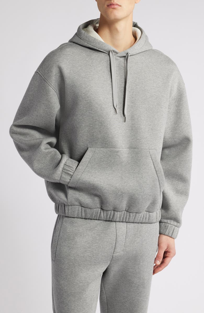 BOSS Stevens Pullover Hoodie, Main, color, Silver