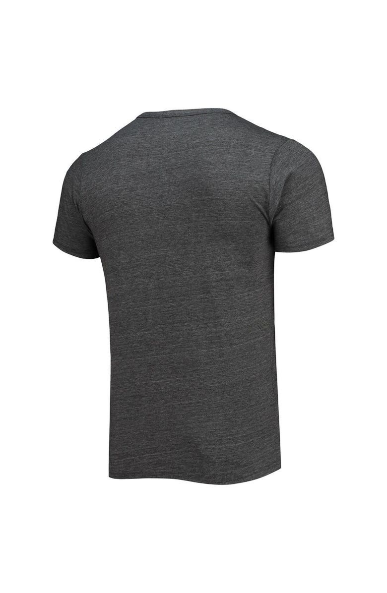 LEAGUE COLLEGIATE WEAR Men's League Collegiate Wear Heathered Black Georgia Bulldogs Football Locker Victory Falls Tri-Blend T-Shirt, Alternate, color,