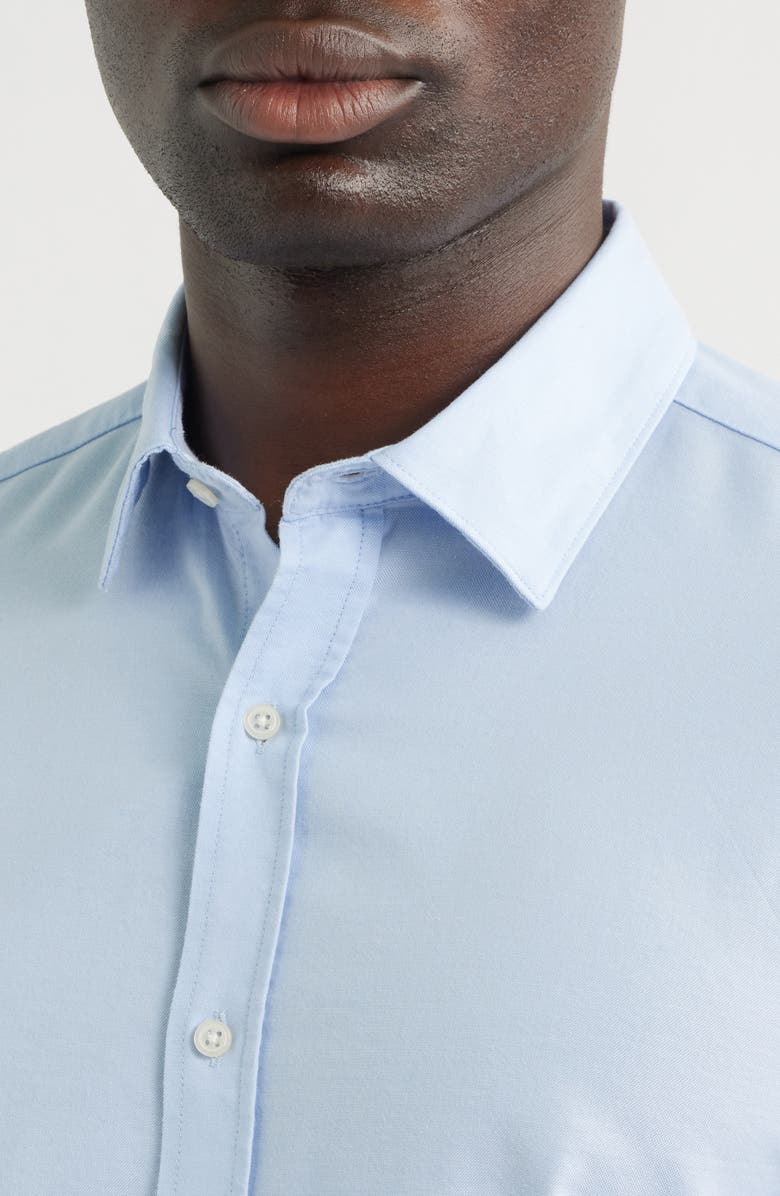 Mavi Jeans Cotton Blend Button-Up Shirt, Main, color, Windsurfer
