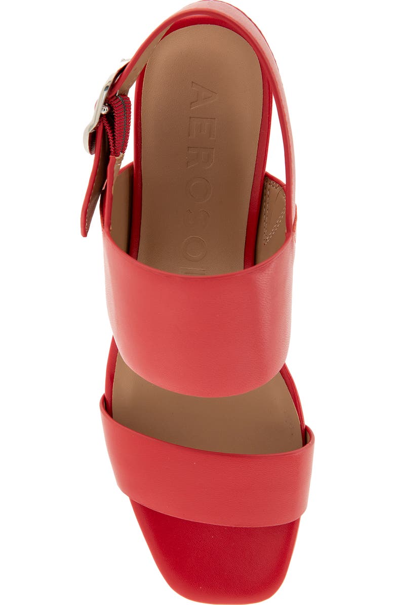 Aerosoles Prym Slingback Platform Sandal, Alternate, color, Racing Red
