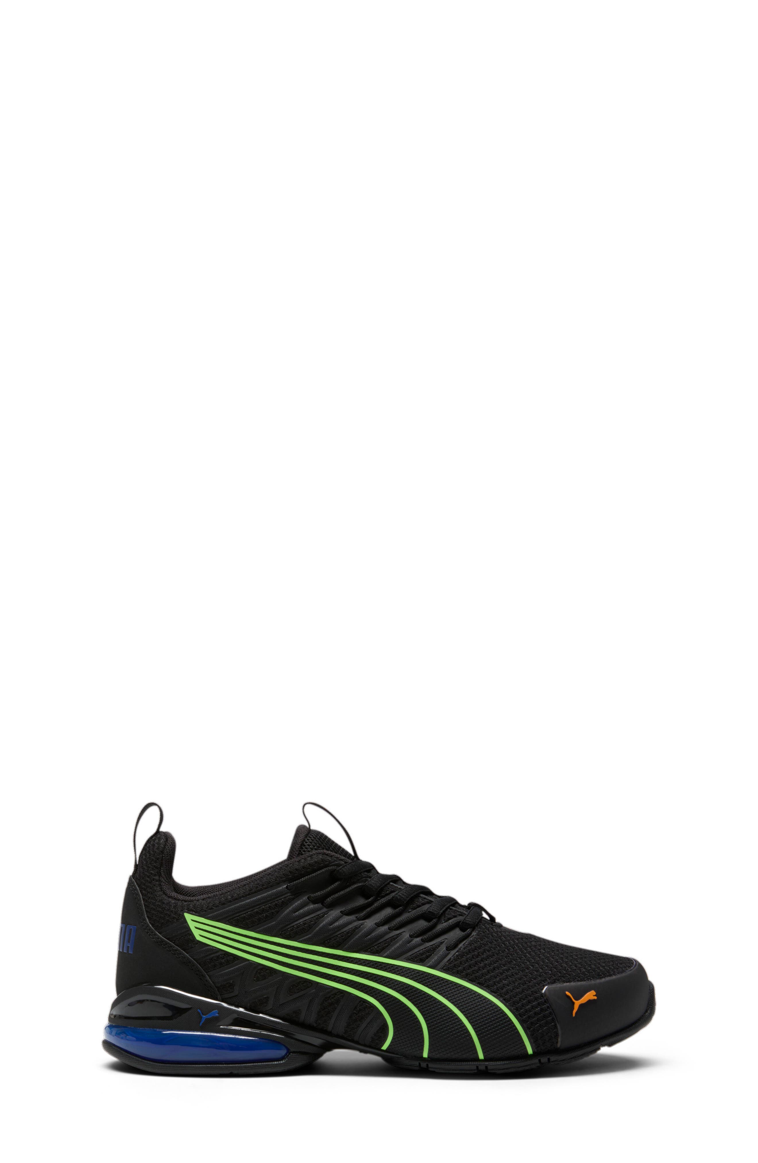 PUMA Kids' Voltaic Evo Sneaker, Alternate, color, Puma Black/ Green Glare