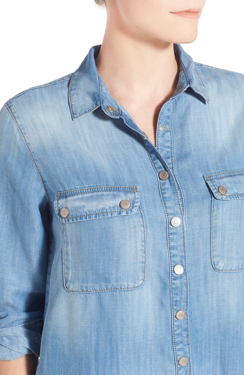 Mavi Jeans 'Sammy' Tencel<sup>®</sup> Chambray Shirt, Alternate, color, 