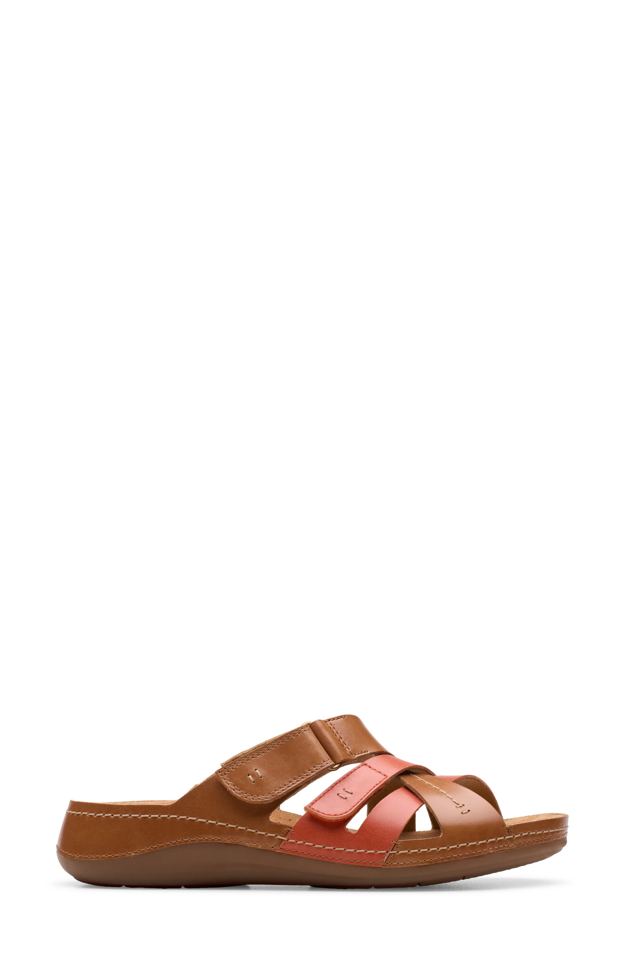 Clarks<sup>®</sup> Cecily Slide Sandal, Alternate, color, Tan Combi