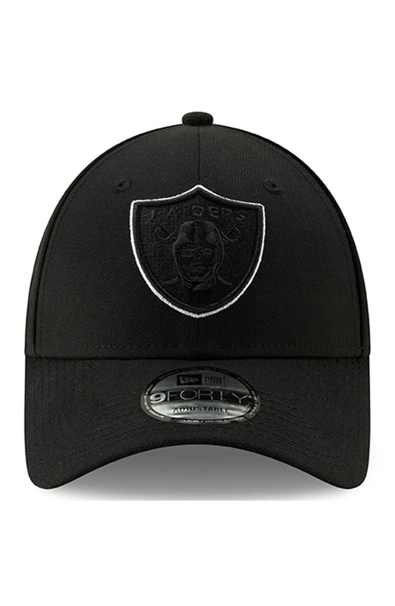 New Era Men's New Era Black Las Vegas Raiders Momentum 9FORTY Adjustable Snapback Hat, Alternate, color, 