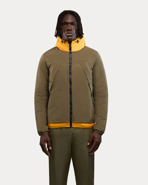 Alpenhaus Échiroles Reversible Insulated Windbreaker In Green