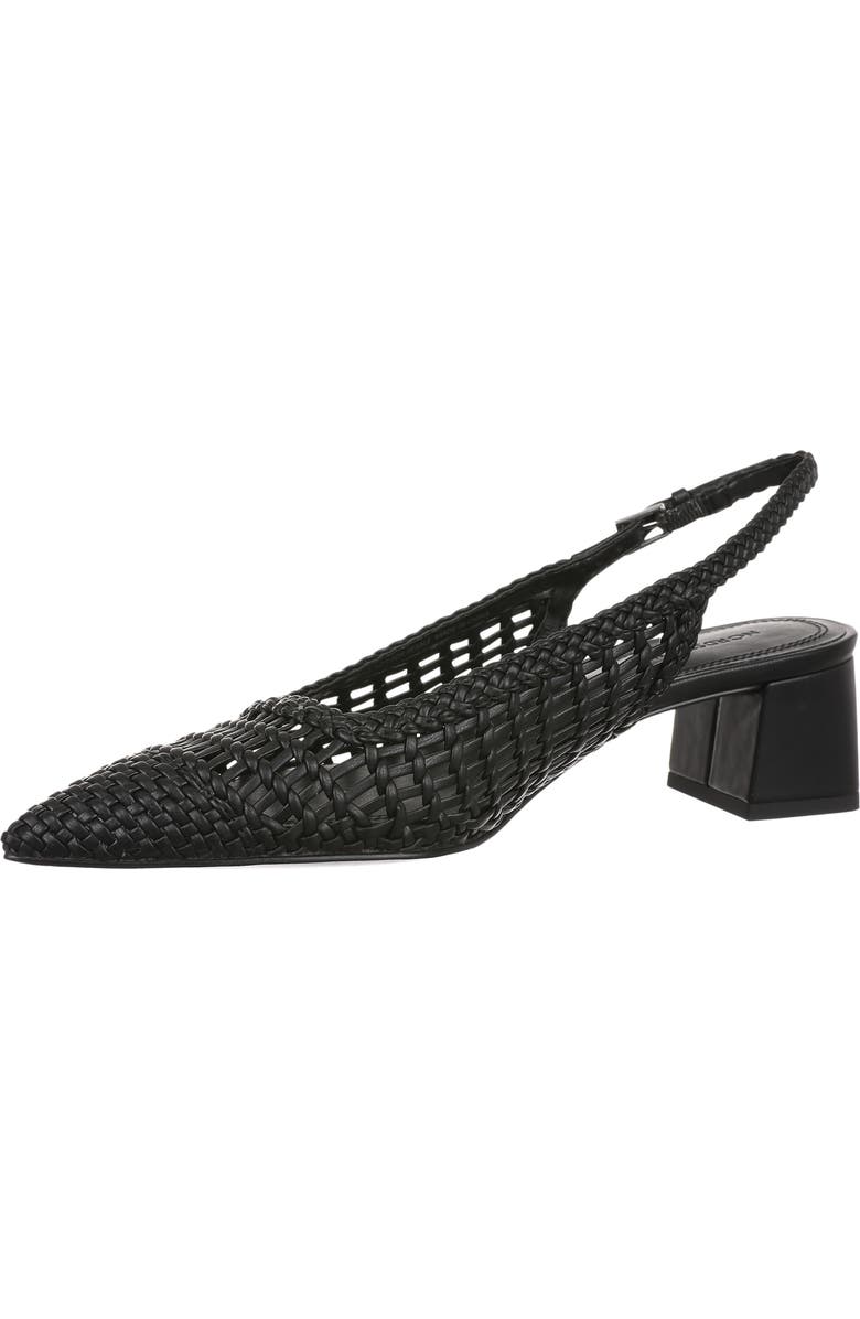 Nordstrom Quintessential Slingback Heel Pump, Alternate, color, Black Woven